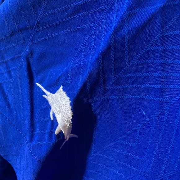 Sample tommy Bahamas los angles dodgers embroidered stitch Hawaiian button shirt - Picture 10 of 12